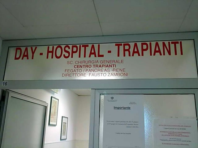 day hospital Trapianti